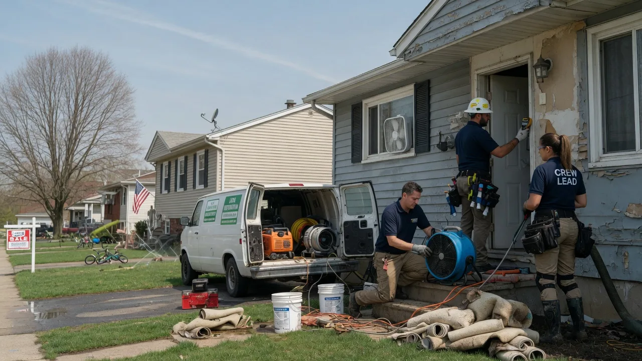 Flood Cleanup in Desdemona, TX near me