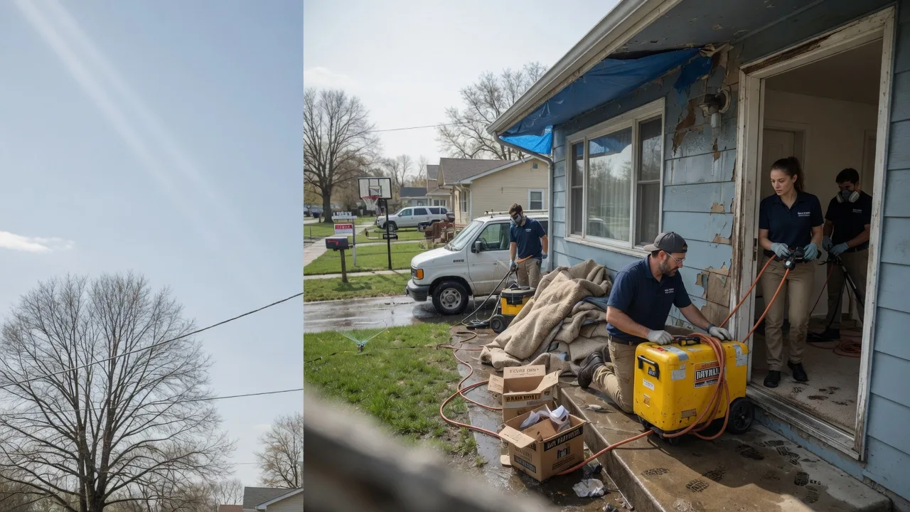 Basement Flood Cleanup in Desdemona, TX near me
